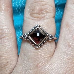 James Avery Alessandra Garnet Ring